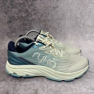 Ryka Devotion X Max Plus Walking Shoes Womens 8.5 Ice Green Trail Stability